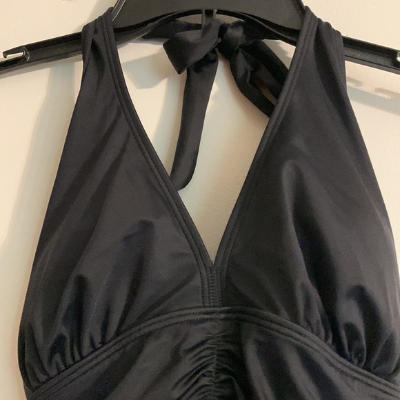 SPANX - Black Ruched Halter Tankini Top - Picture 3 of 8